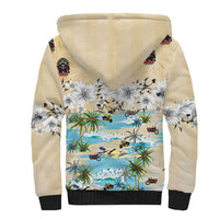 Indian Legendary Motorcycle Sherpa Hoodie Tropical Style - Wonder Print Shop