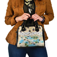 Indian Legendary Motorcycle Shoulder Handbag Tropical Style - Wonder Print Shop
