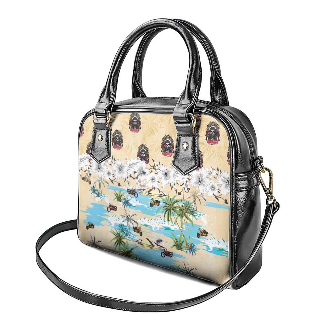 Indian Legendary Motorcycle Shoulder Handbag Tropical Style - Wonder Print Shop