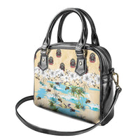 Indian Legendary Motorcycle Shoulder Handbag Tropical Style - Wonder Print Shop