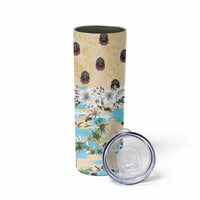 Indian Legendary Motorcycle Skinny Tumbler Tropical Style - Wonder Print Shop