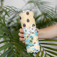 Indian Legendary Motorcycle Skinny Tumbler Tropical Style - Wonder Print Shop