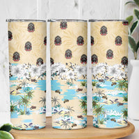 Indian Legendary Motorcycle Skinny Tumbler Tropical Style - Wonder Print Shop