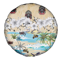 Indian Legendary Motorcycle Spare Tire Cover Tropical Style - Wonder Print Shop