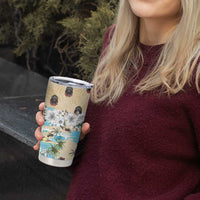 Indian Legendary Motorcycle Tumbler Cup Tropical Style - Wonder Print Shop