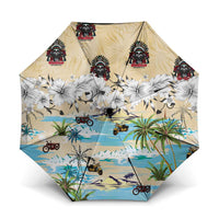 Indian Legendary Motorcycle Umbrella Tropical Style - Wonder Print Shop