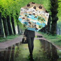 Indian Legendary Motorcycle Umbrella Tropical Style - Wonder Print Shop