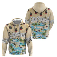 Indian Legendary Motorcycle Zip Hoodie Tropical Style - Wonder Print Shop