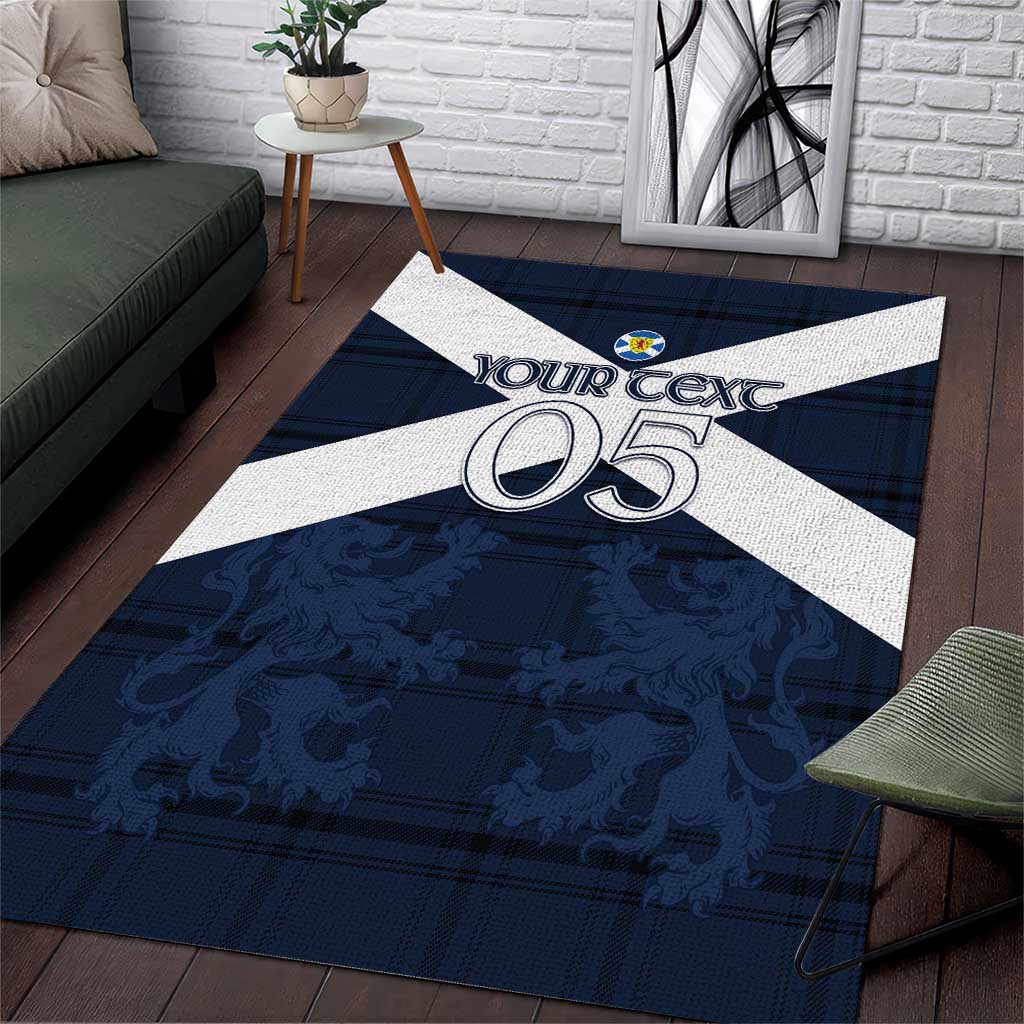 Custom Scotland Tartan Football Area Rug Flag Style - Wonder Print Shop