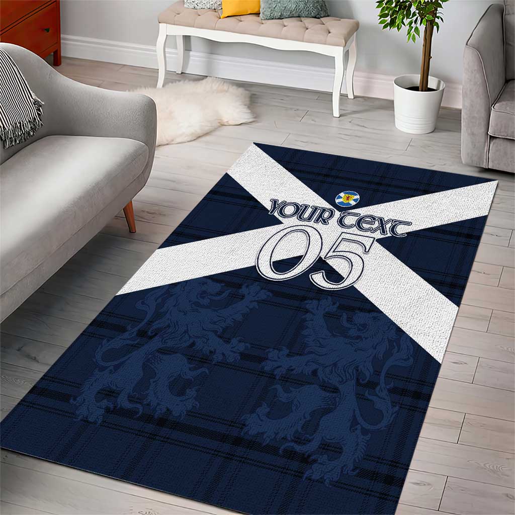 Custom Scotland Tartan Football Area Rug Flag Style - Wonder Print Shop
