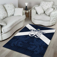 Custom Scotland Tartan Football Area Rug Flag Style - Wonder Print Shop