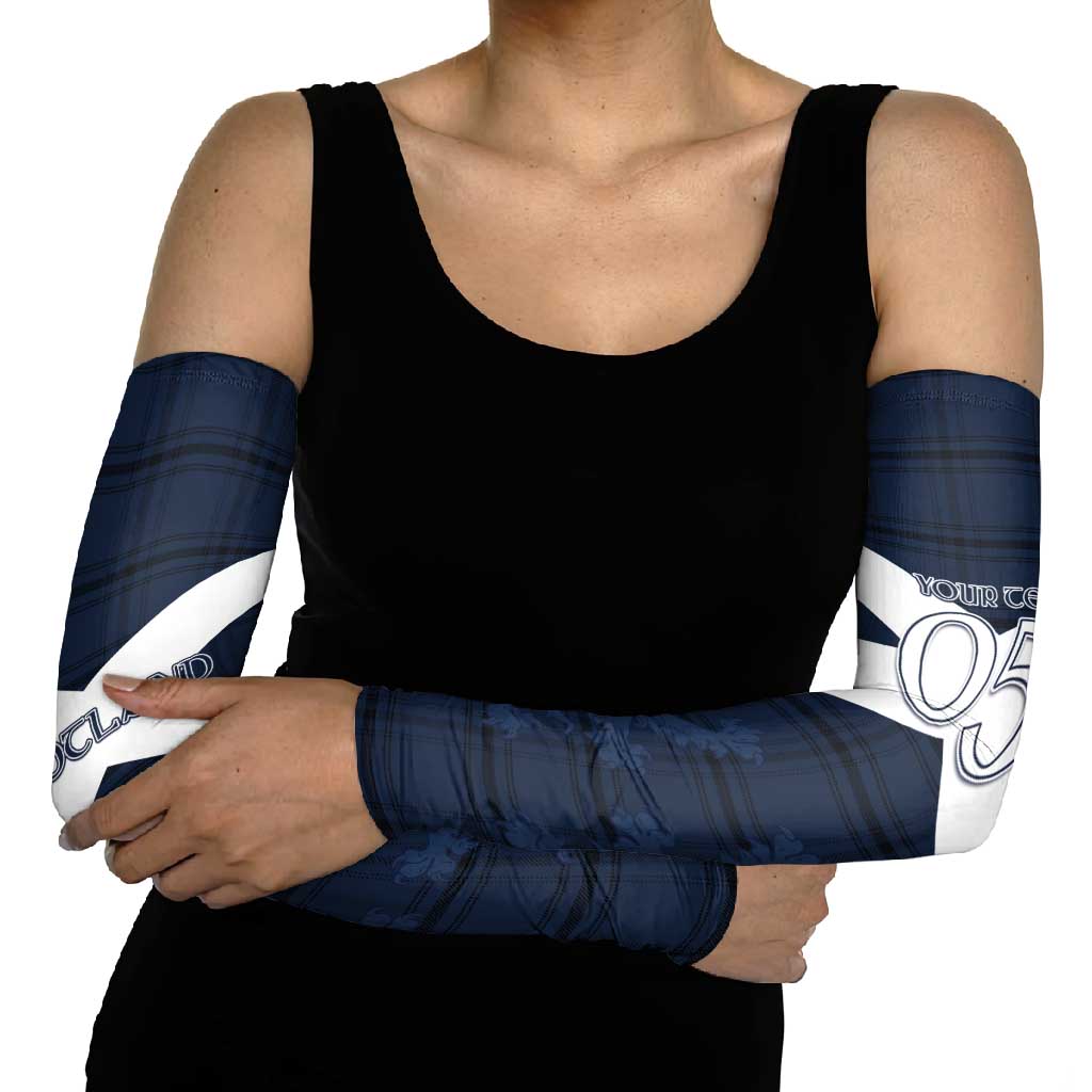 Custom Scotland Tartan Football Arm Sleeves Flag Style - Wonder Print Shop