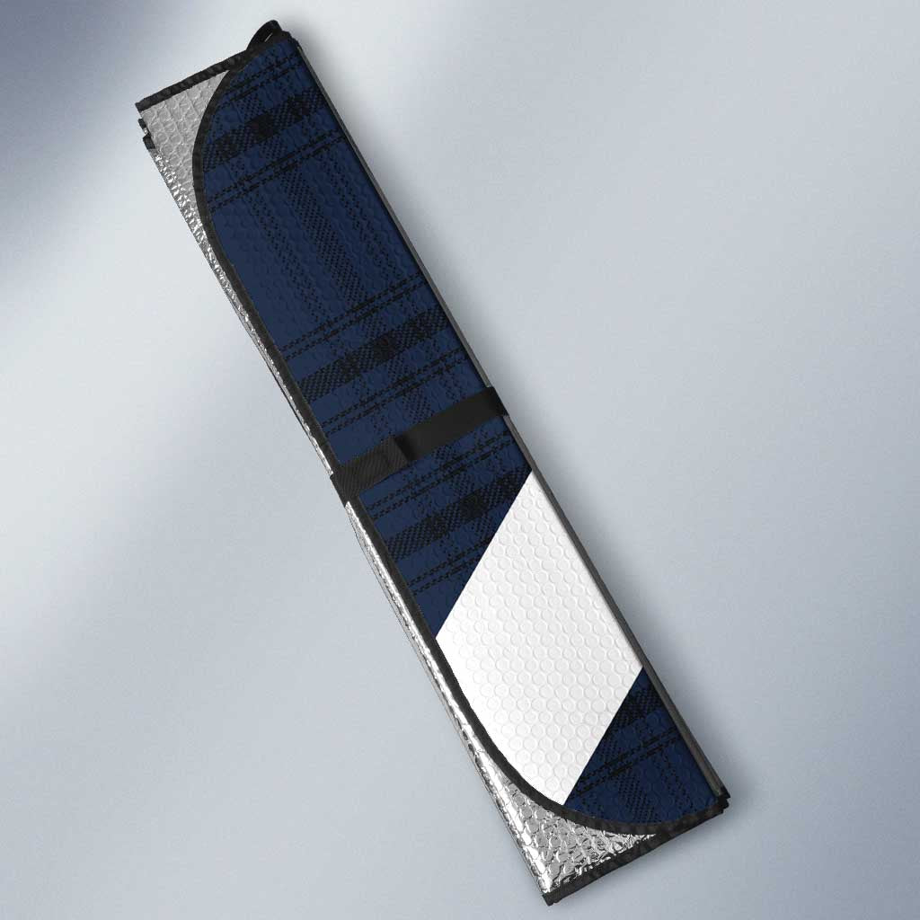 Custom Scotland Tartan Football Auto Sun Shade Flag Style - Wonder Print Shop