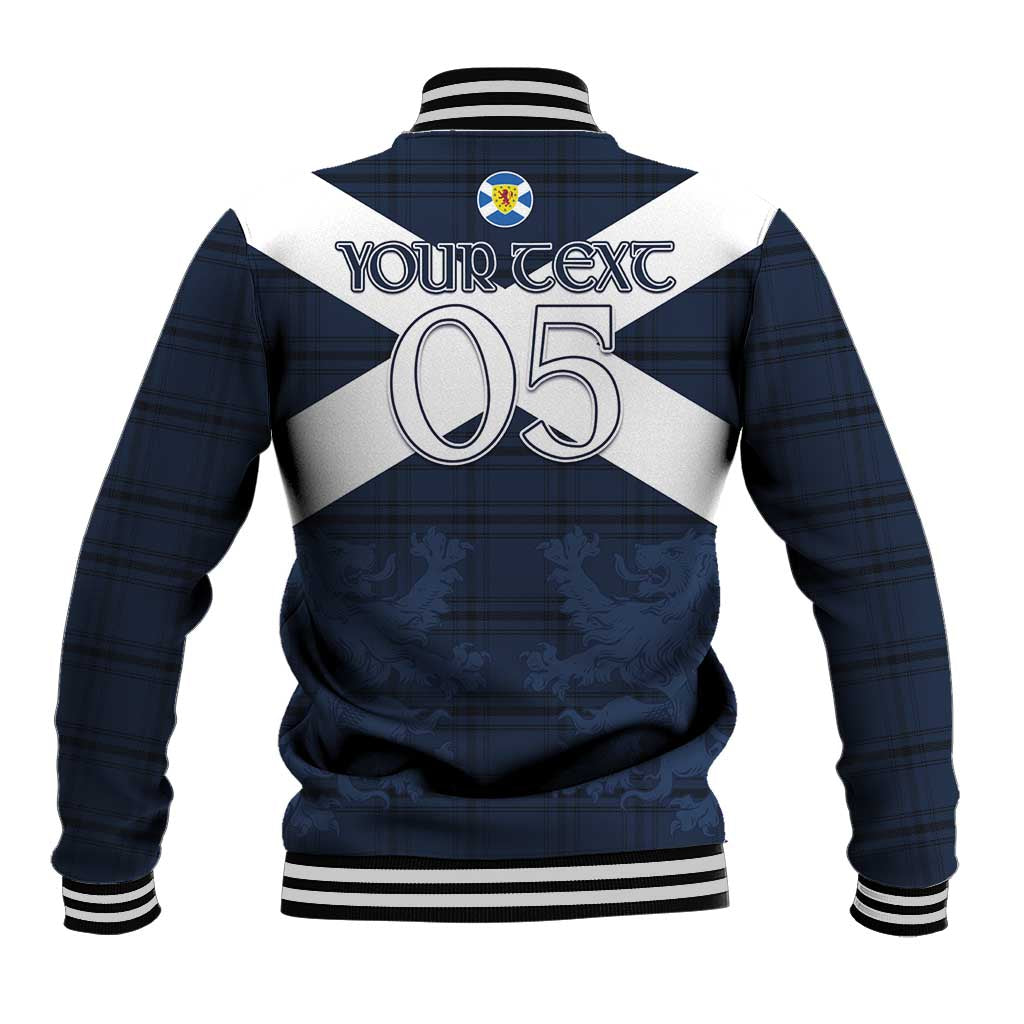 Custom Scotland Tartan Football Baseball Jacket Flag Style - Wonder Print Shop