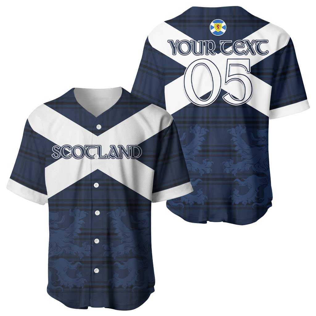 Custom Scotland Tartan Football Baseball Jersey Flag Style - Wonder Print Shop