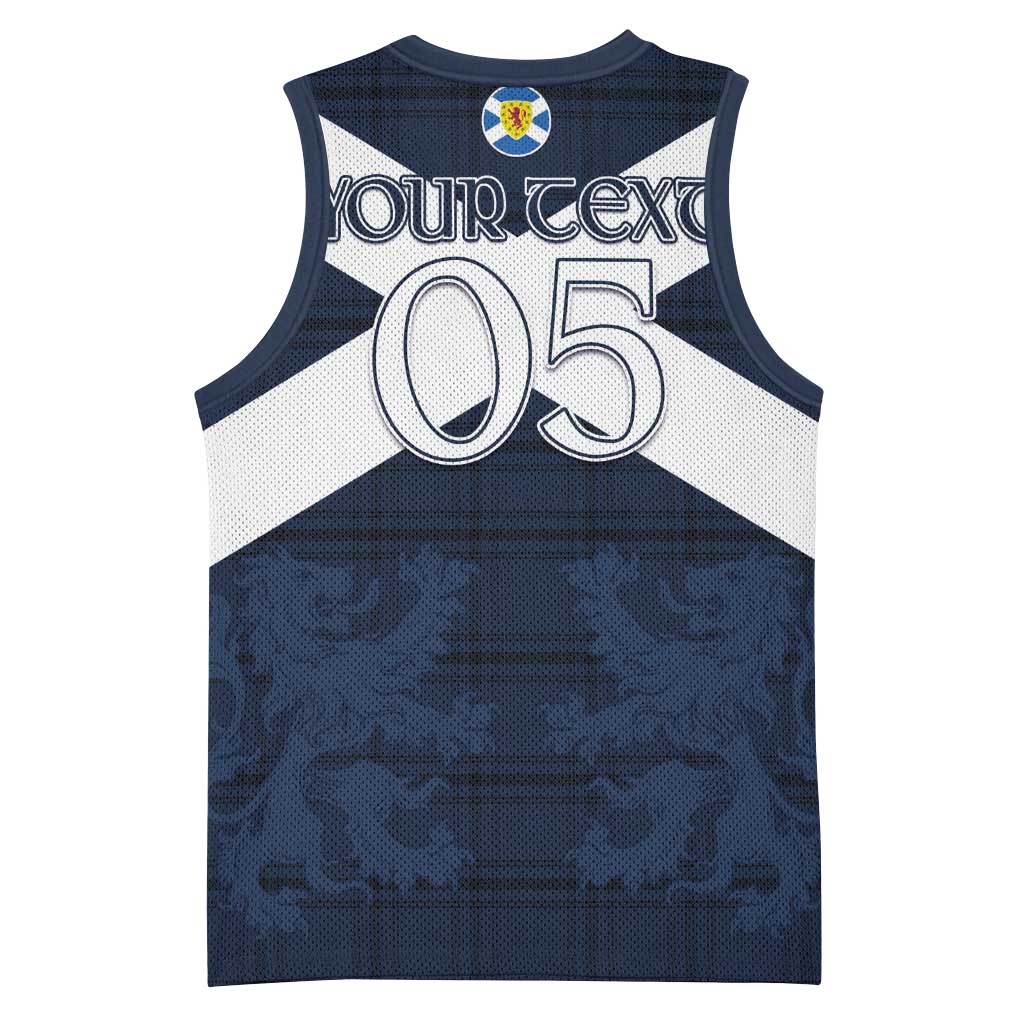 Custom Scotland Tartan Football Basketball Jersey Flag Style - Wonder Print Shop