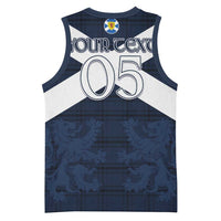 Custom Scotland Tartan Football Basketball Jersey Flag Style - Wonder Print Shop