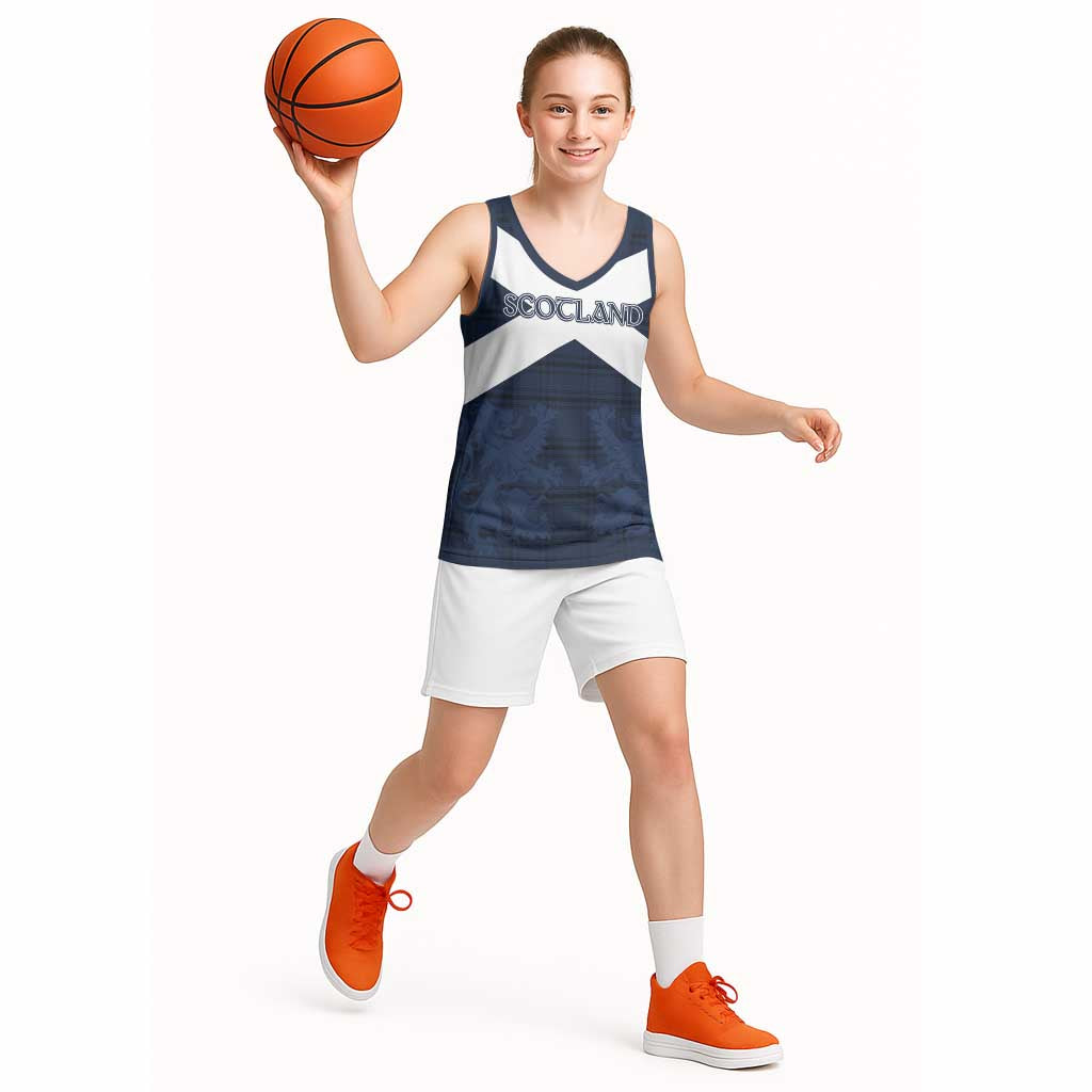 Custom Scotland Tartan Football Basketball Jersey Flag Style - Wonder Print Shop