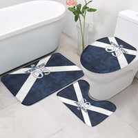 Custom Scotland Tartan Football Bathroom Set Flag Style - Wonder Print Shop