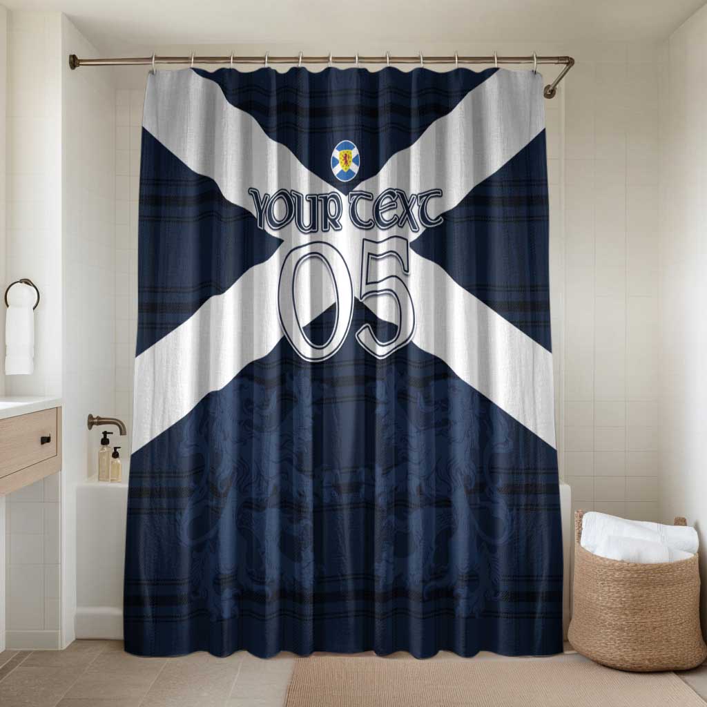 Custom Scotland Tartan Football Bathroom Set Flag Style - Wonder Print Shop