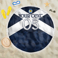 Custom Scotland Tartan Football Beach Blanket Flag Style - Wonder Print Shop