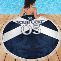 Custom Scotland Tartan Football Beach Blanket Flag Style - Wonder Print Shop