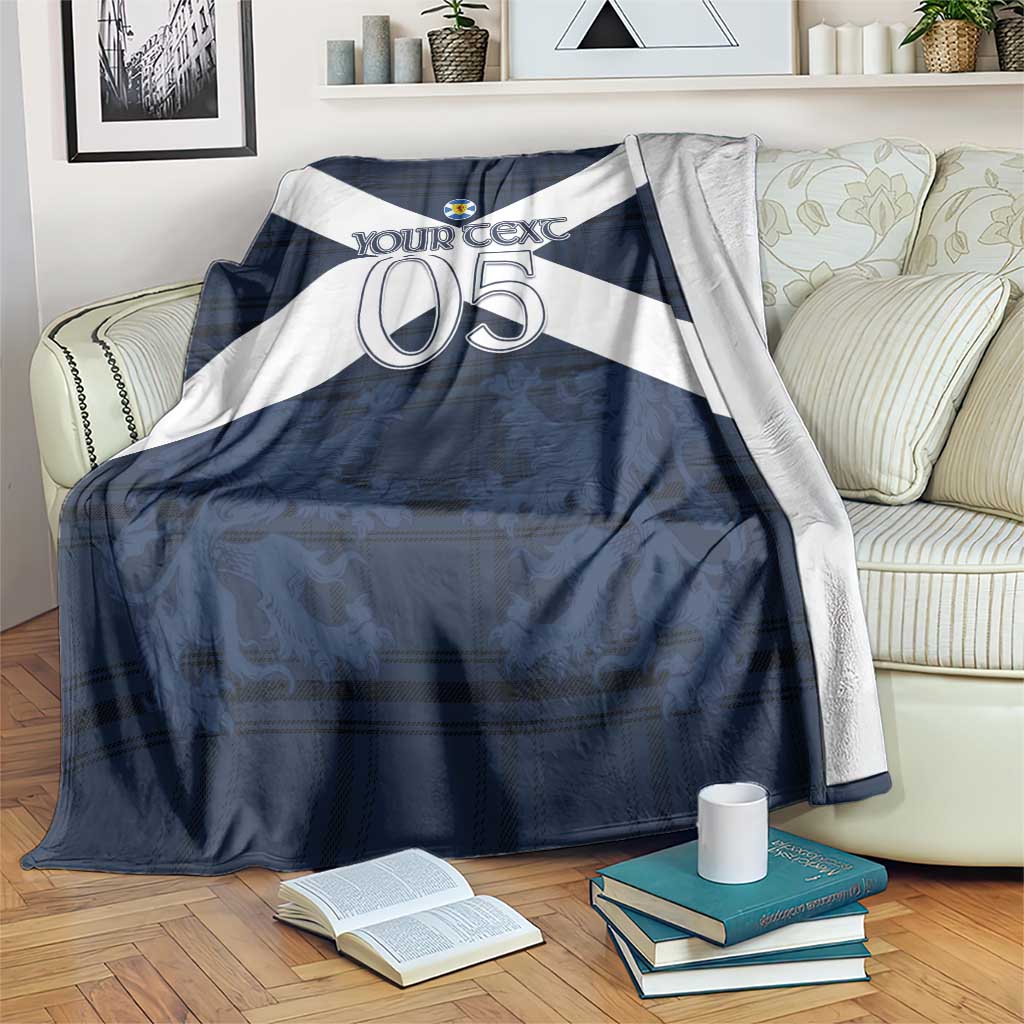 Custom Scotland Tartan Football Blanket Flag Style - Wonder Print Shop