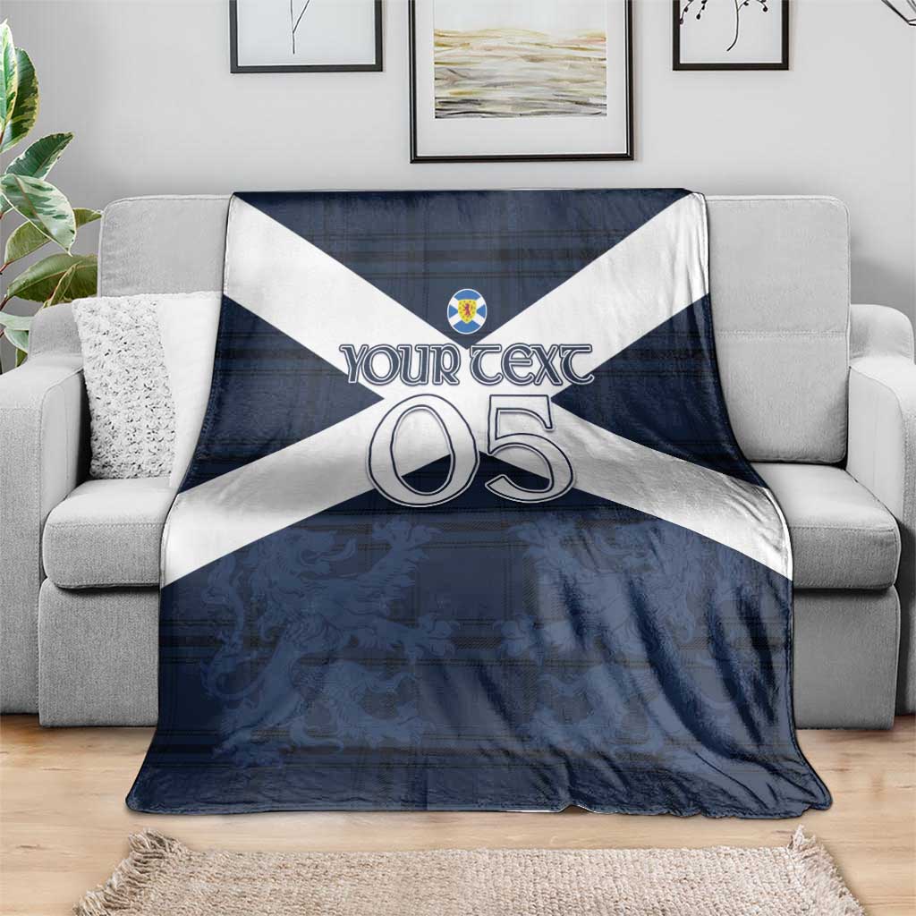 Custom Scotland Tartan Football Blanket Flag Style - Wonder Print Shop