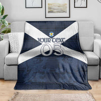 Custom Scotland Tartan Football Blanket Flag Style - Wonder Print Shop