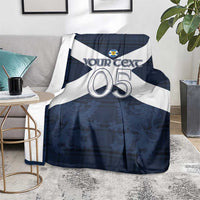 Custom Scotland Tartan Football Blanket Flag Style - Wonder Print Shop