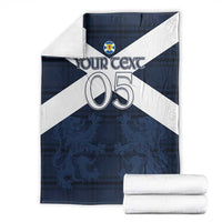 Custom Scotland Tartan Football Blanket Flag Style - Wonder Print Shop