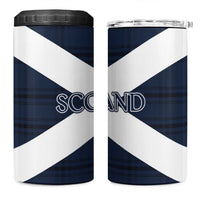 Scotland Tartan Football 4 in 1 Can Cooler Tumbler Flag Style - Wonder Print Shop