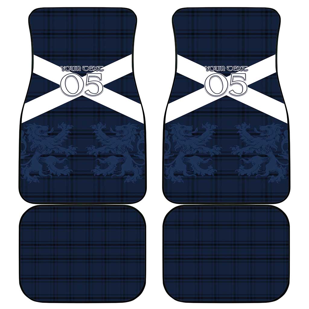 Custom Scotland Tartan Football Car Mats Flag Style - Wonder Print Shop