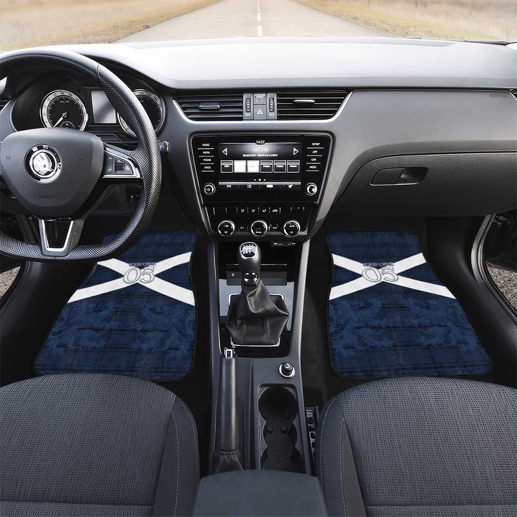 Custom Scotland Tartan Football Car Mats Flag Style - Wonder Print Shop