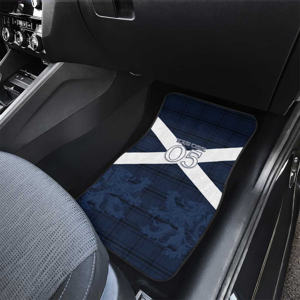 Custom Scotland Tartan Football Car Mats Flag Style - Wonder Print Shop