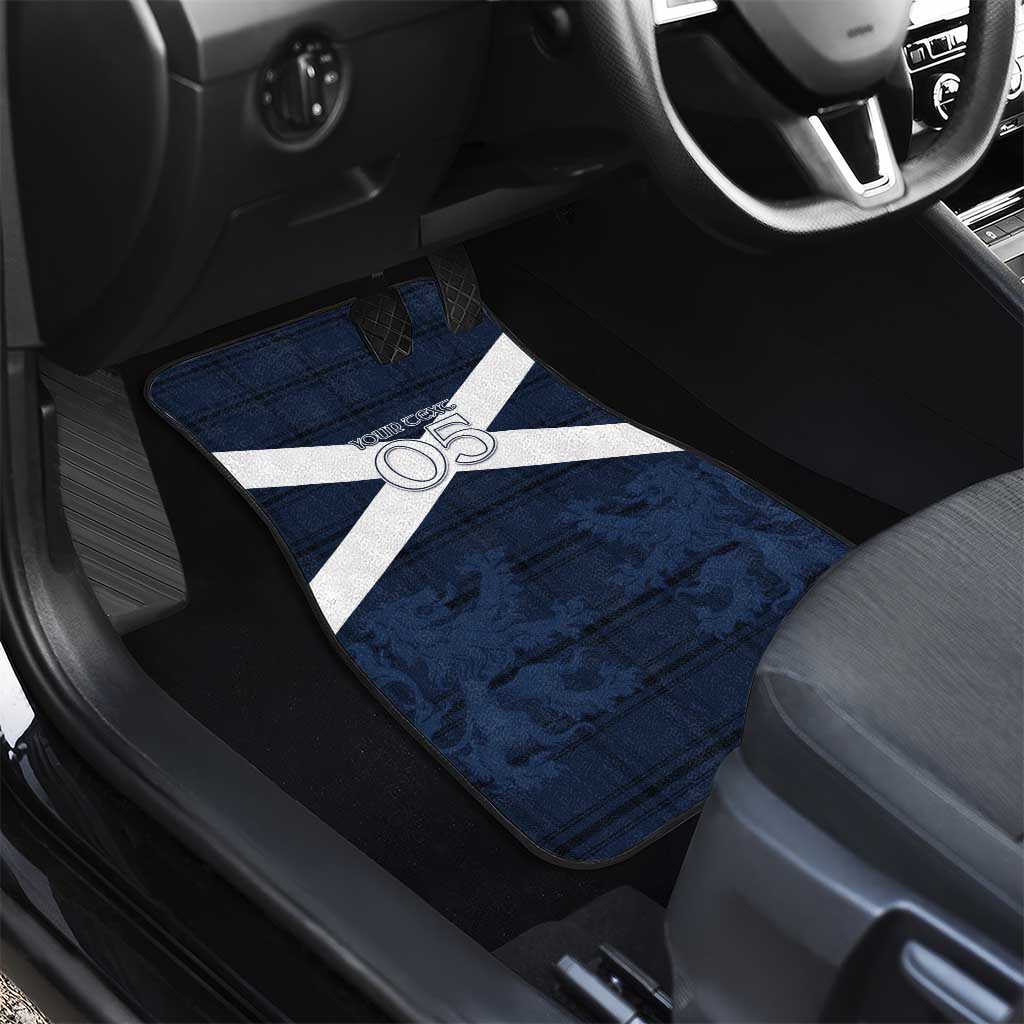 Custom Scotland Tartan Football Car Mats Flag Style - Wonder Print Shop
