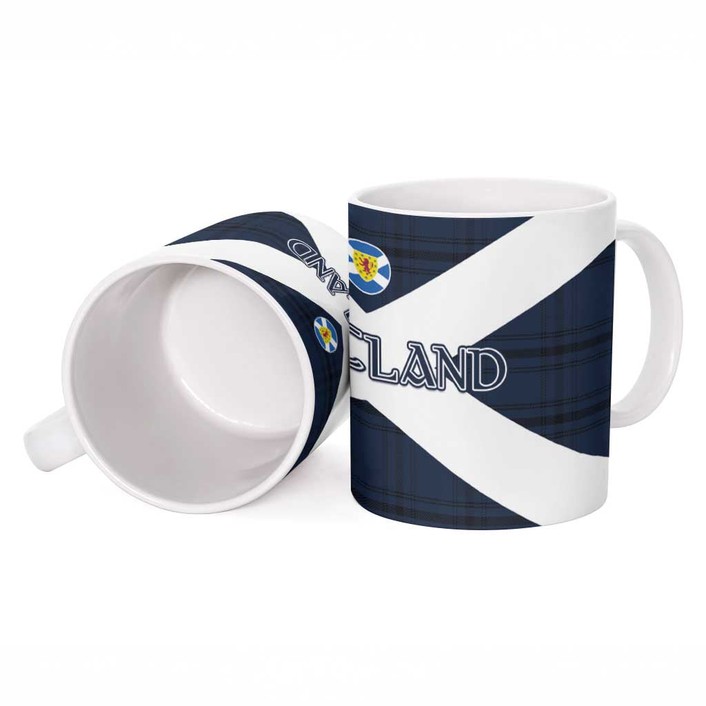 Scotland Tartan Football Ceramic Mug Flag Style - Wonder Print Shop