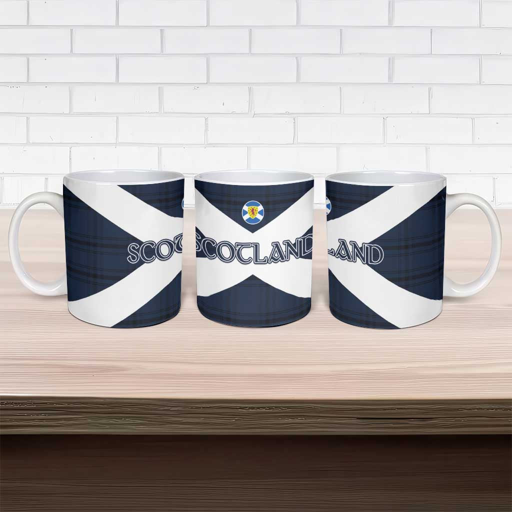 Scotland Tartan Football Ceramic Mug Flag Style - Wonder Print Shop