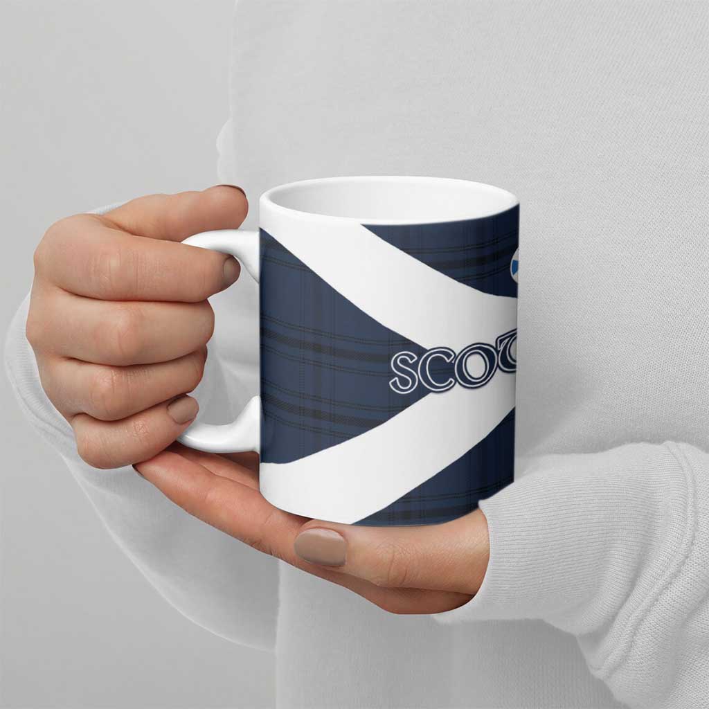 Scotland Tartan Football Ceramic Mug Flag Style - Wonder Print Shop