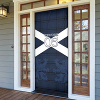 Custom Scotland Tartan Football Door Cover Flag Style - Wonder Print Shop