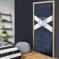 Custom Scotland Tartan Football Door Cover Flag Style - Wonder Print Shop
