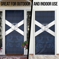 Custom Scotland Tartan Football Door Cover Flag Style - Wonder Print Shop