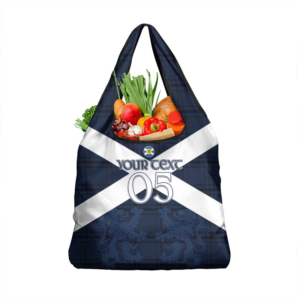 Custom Scotland Tartan Football Grocery Bag Flag Style - Wonder Print Shop