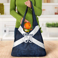 Custom Scotland Tartan Football Grocery Bag Flag Style - Wonder Print Shop