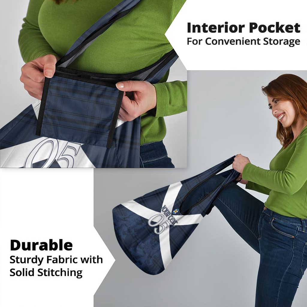 Custom Scotland Tartan Football Grocery Bag Flag Style - Wonder Print Shop