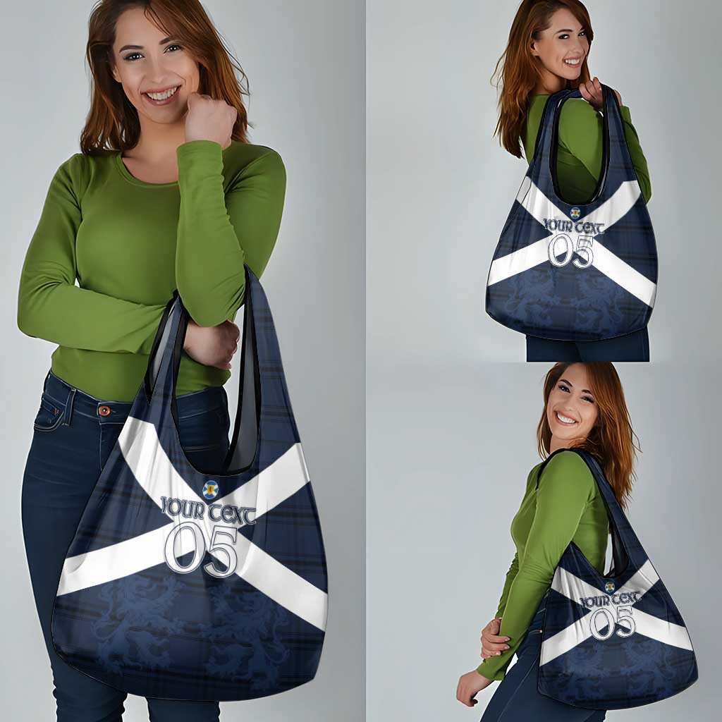 Custom Scotland Tartan Football Grocery Bag Flag Style - Wonder Print Shop