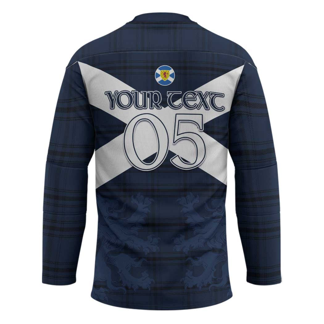 Custom Scotland Tartan Football Hockey Jersey Flag Style - Wonder Print Shop