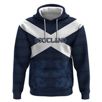 Custom Scotland Tartan Football Hoodie Flag Style - Wonder Print Shop