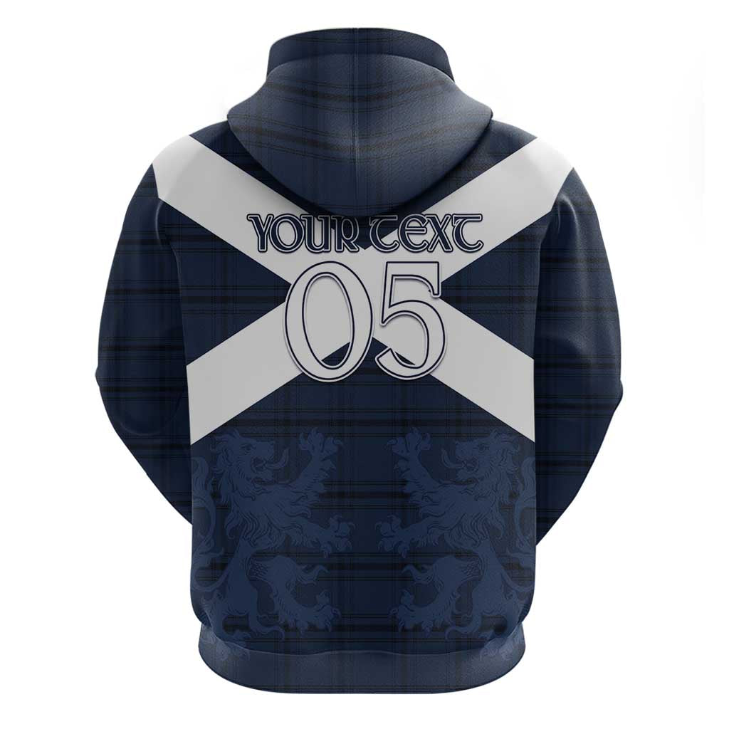 Custom Scotland Tartan Football Hoodie Flag Style - Wonder Print Shop
