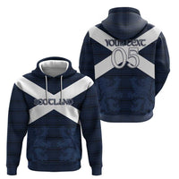 Custom Scotland Tartan Football Hoodie Flag Style - Wonder Print Shop